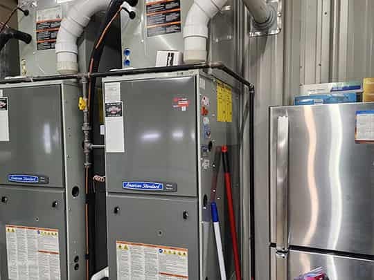 Commercial heating unit installation and replacement in Indianapolis, Indiana.